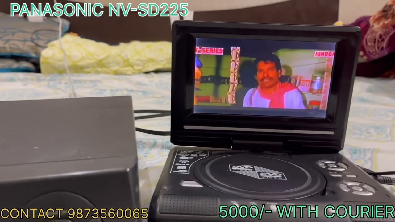 PANASONIC NV-SD225 VCR FULL WORKING 5000/- WITH COURIER CONTACT 9873560065