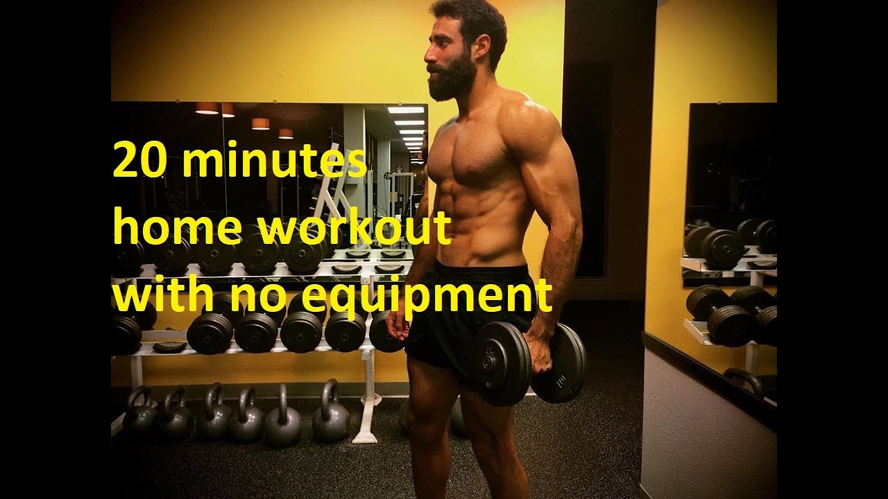 20min HIIT workout at-home with no equipment