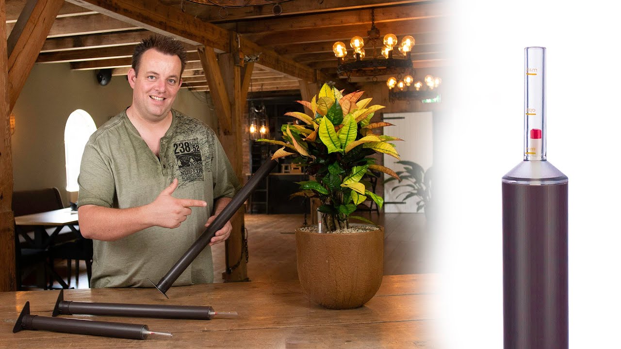 Met deze watermeter geef je nooit meer teveel water aan je kamerplanten