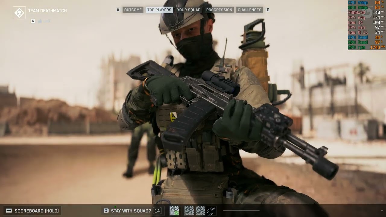 Battlefield 6 - DeathMatch FPS test / 2k 1440p / RTX 5070 ti / Ryzen 7800x3d