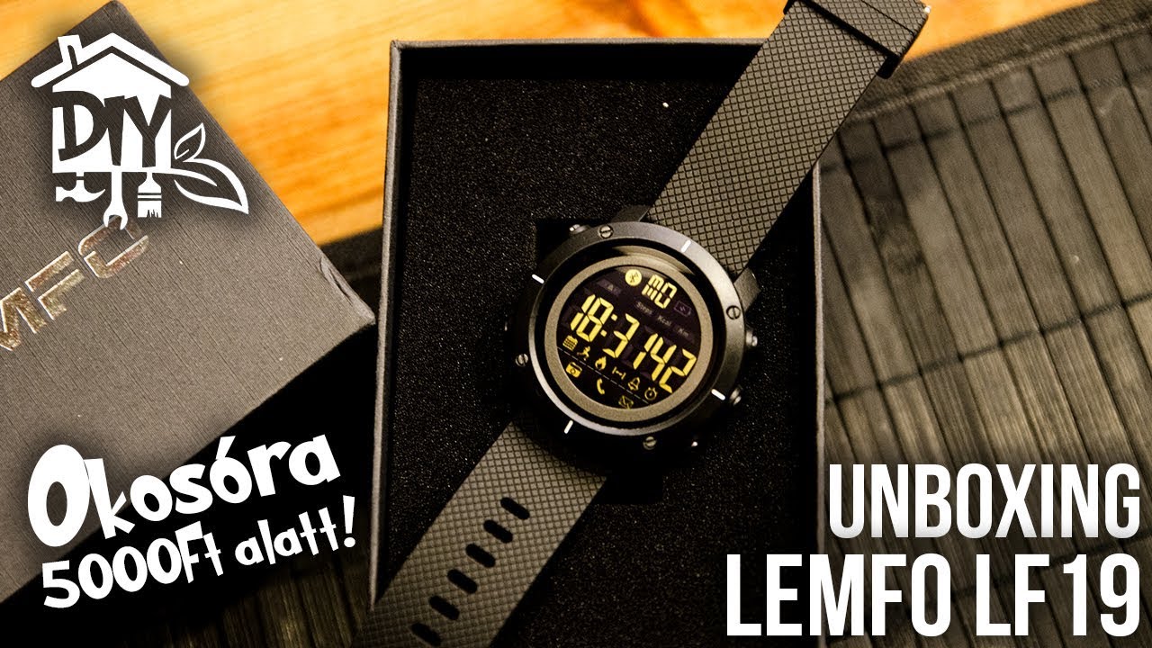 Okosóra 5000Ft alatt! LEMFO LF19 (UNBOXING) | Green Cottage DIY
