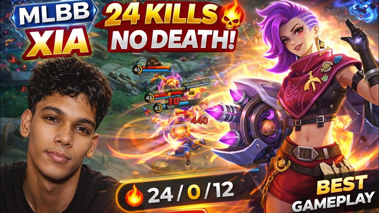 Unstoppable X.Sia 24-0 | Perfect Game in MLBB Ranked