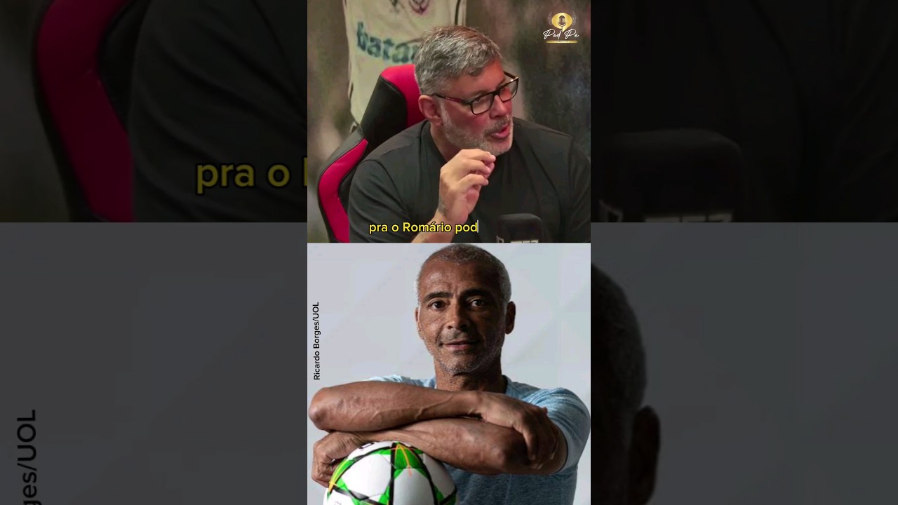 #PodP&eacute; Alexandre Frota conta hist&oacute;ria incr&iacute;vel sobre a genialidade do Rom&aacute;rio. #shorts  #Rom&aacute;rio