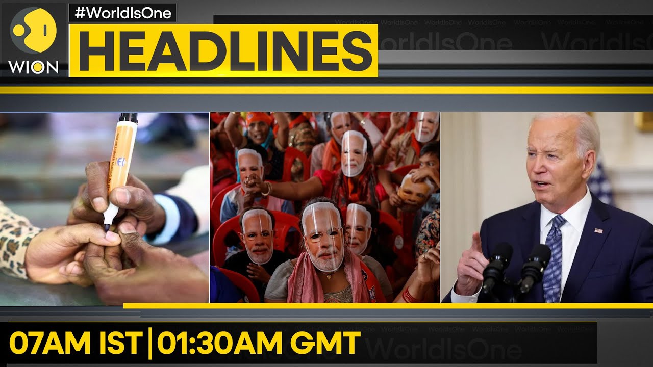 India General Elections: 57 seats vote in Phase 7 | Biden unveils Gaza peace plan | WION Headlines