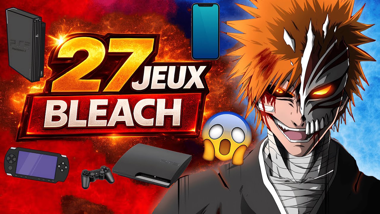 Tu ne connais PAS tous les jeux Bleach… il y en a 27🤯