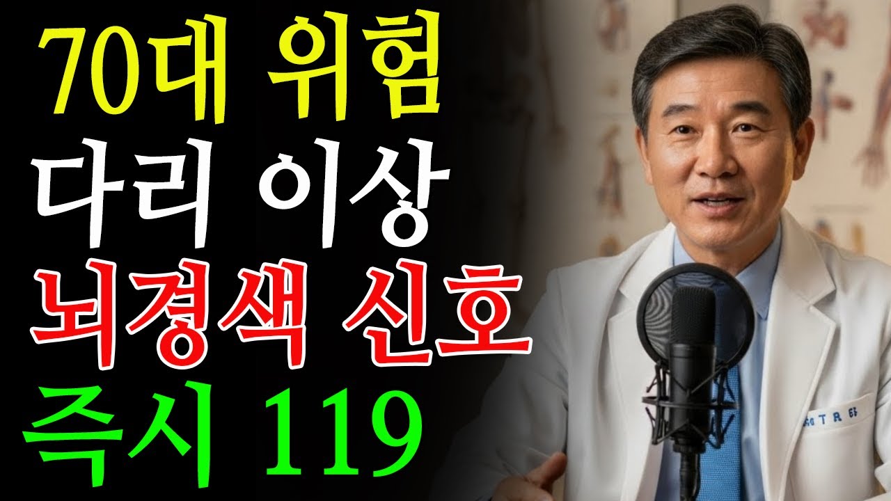 70대 뇌경색 사망률 1위! 다리가 이렇게 변하면 즉시 119 부르세요 | 뇌경색 전조증상 7가지