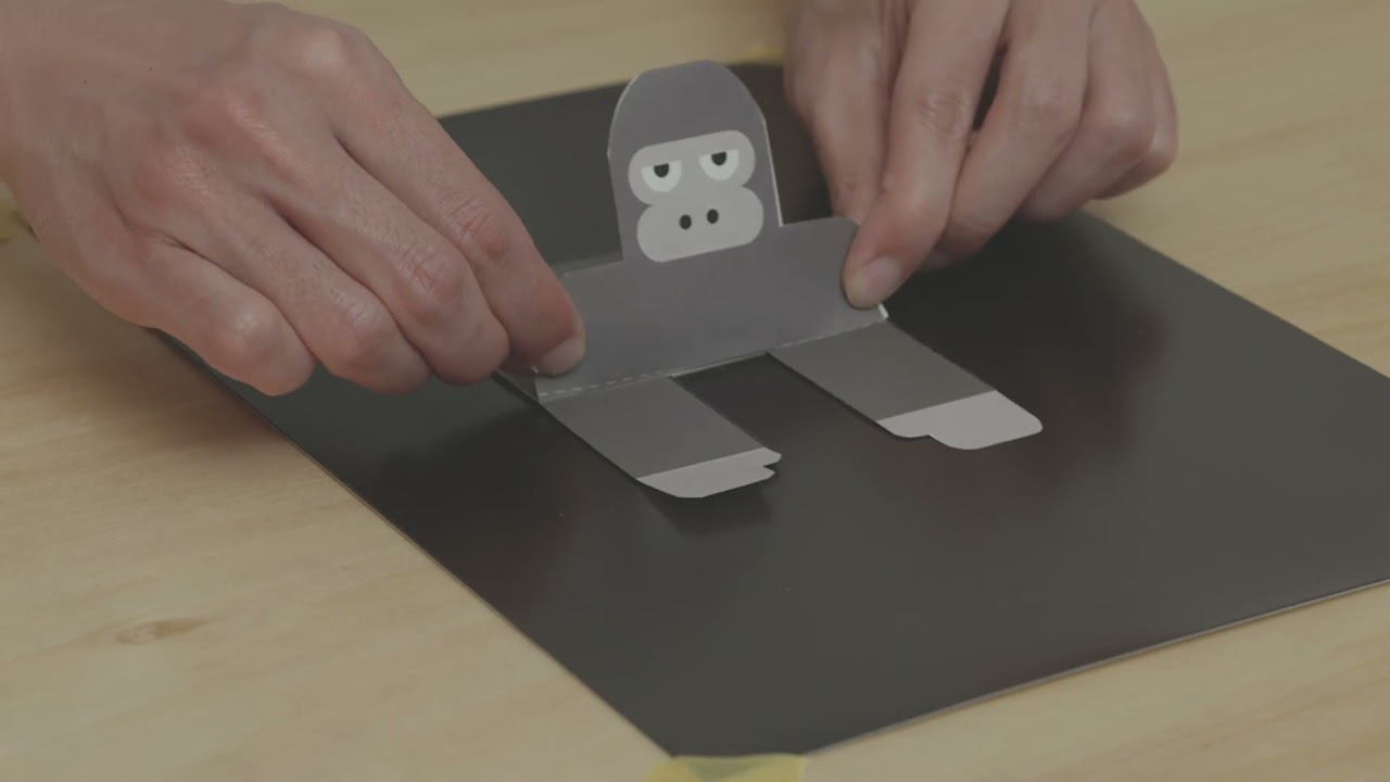 Magnetact Animals: A Simple Kinetic Toy Kit for a Creative Online Workshop for Children