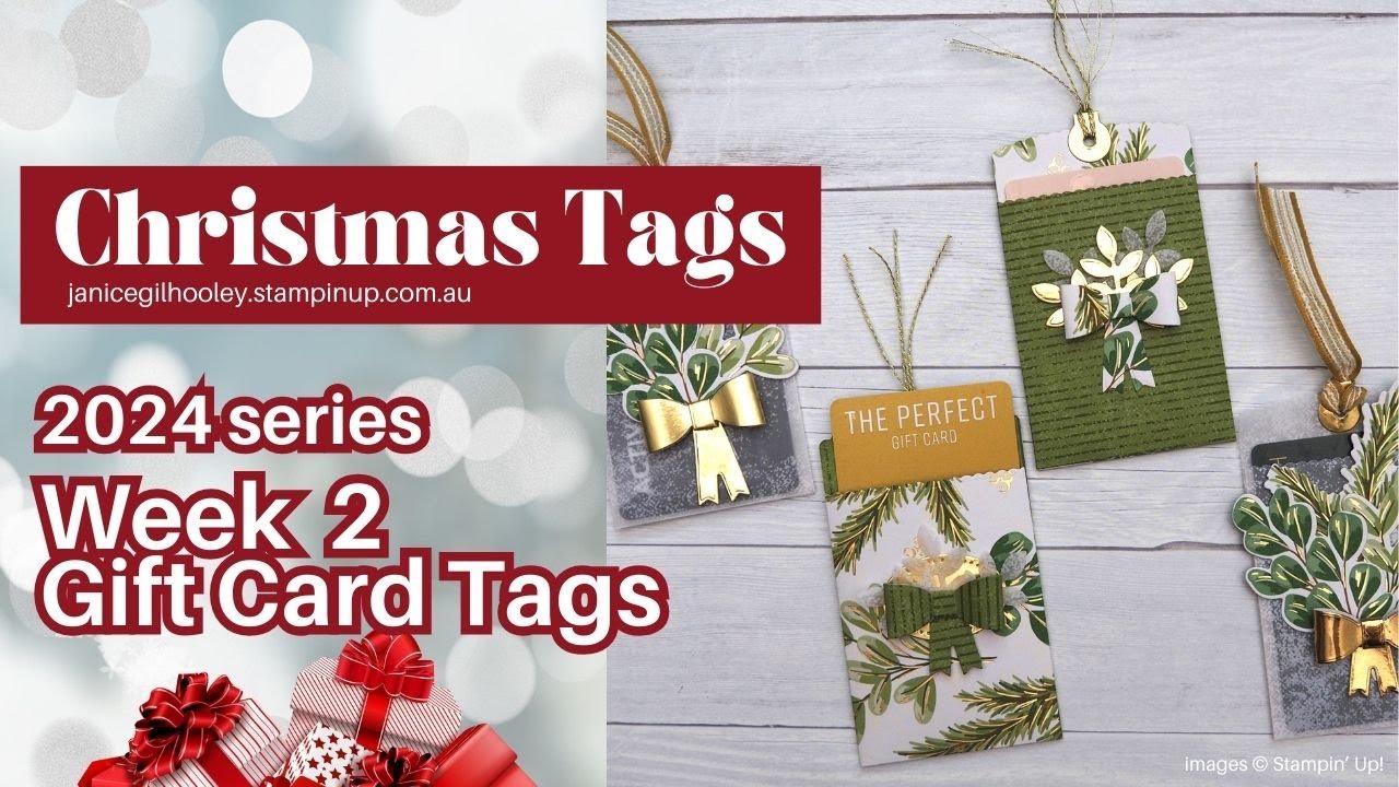 Christmas Tags Week 2 2024 - Gift Card Tags