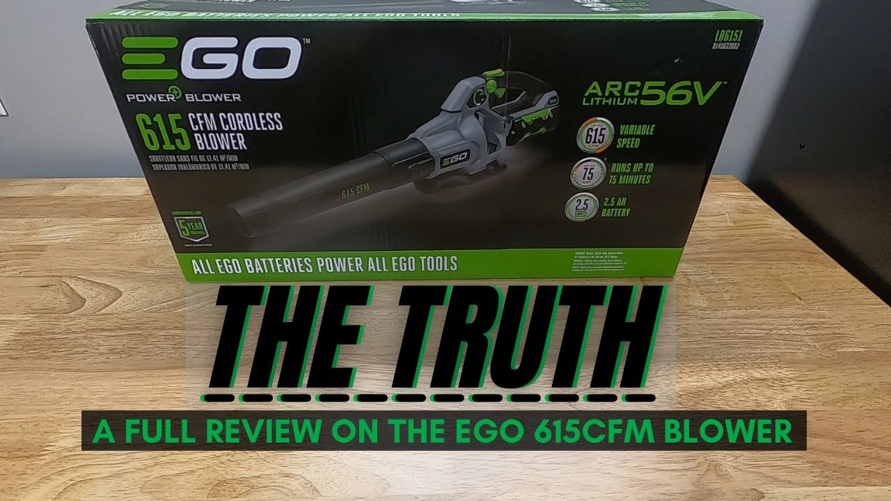 EGO Power+ 615 CFM Cordless Leaf blower Full Review (Should you Buy it?) LB6151