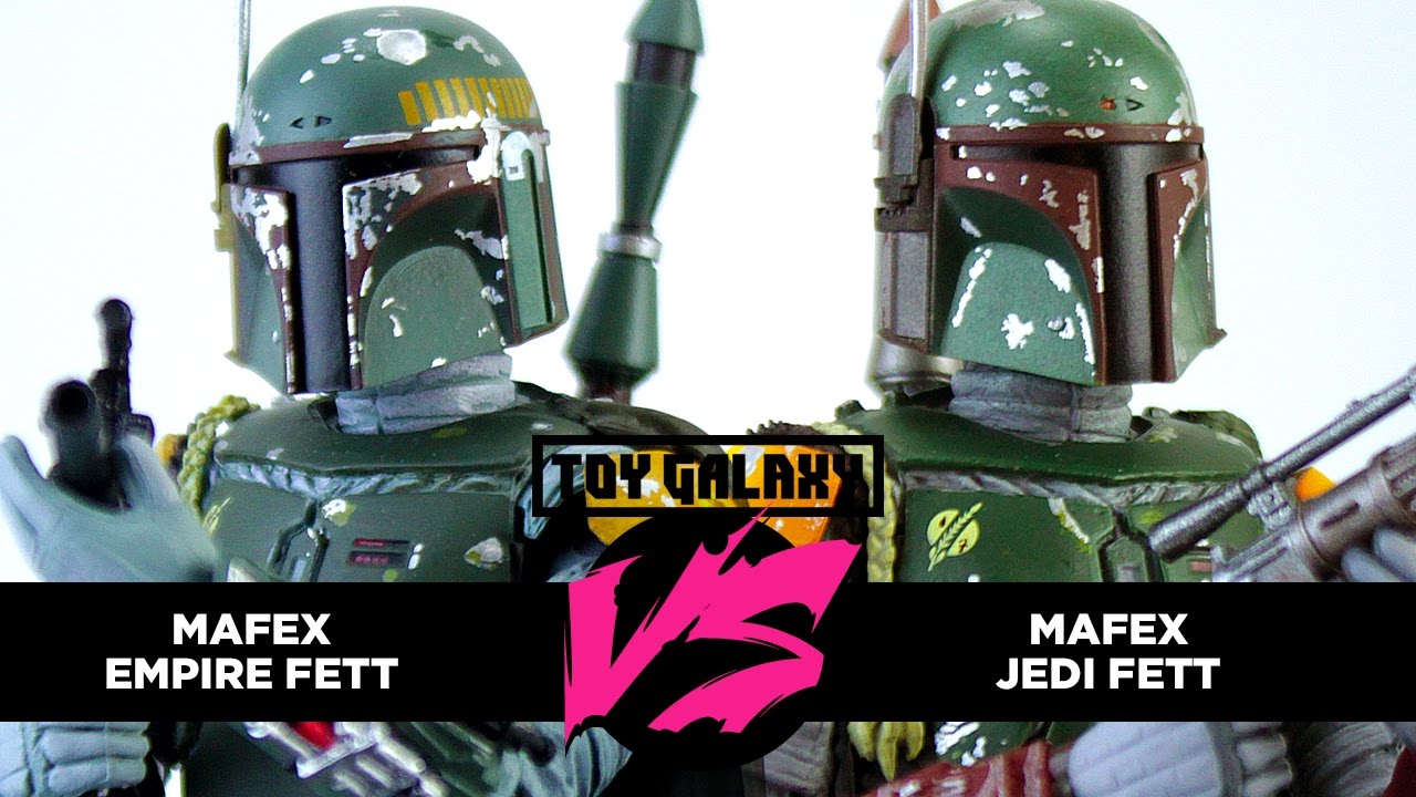 Versus #19 - Mafex Empire Strikes Back Boba Fett vs Mafex Return of the Jedi Boba Fett