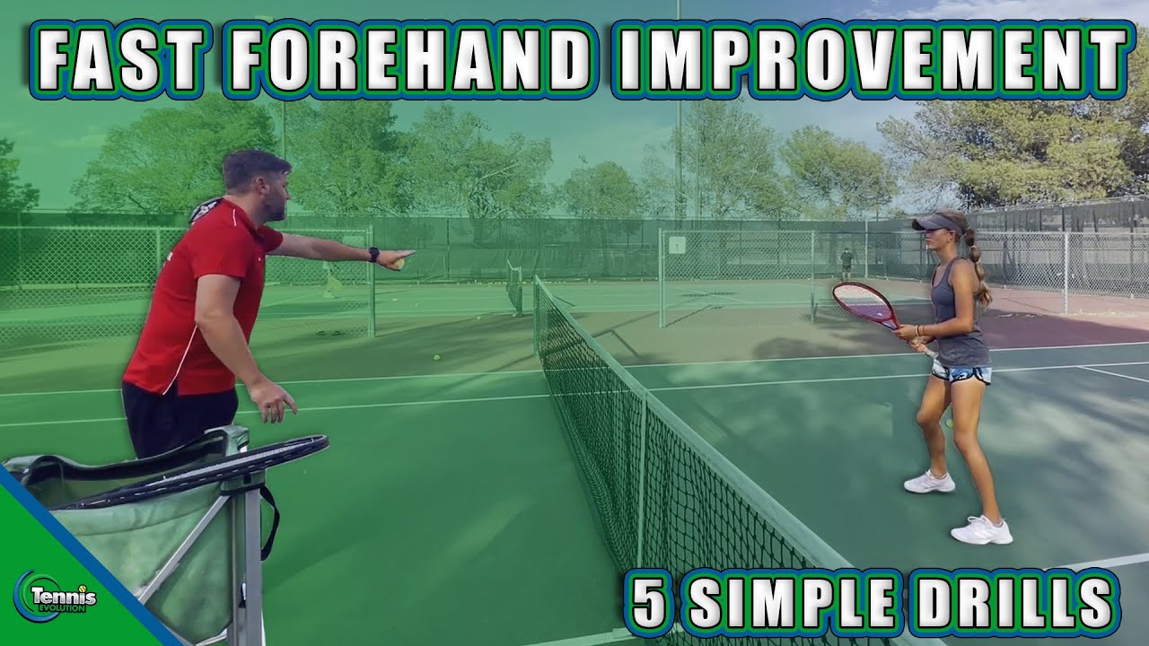 5 Drills To Improve Your Forehand FAST I TENNIS LESSON