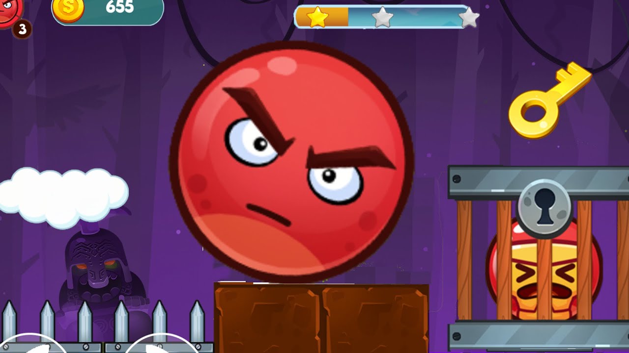 Angry Ball Adventure - Friend Rescue Part 2 Like Red Ball Games (Gameplay No Comentary)