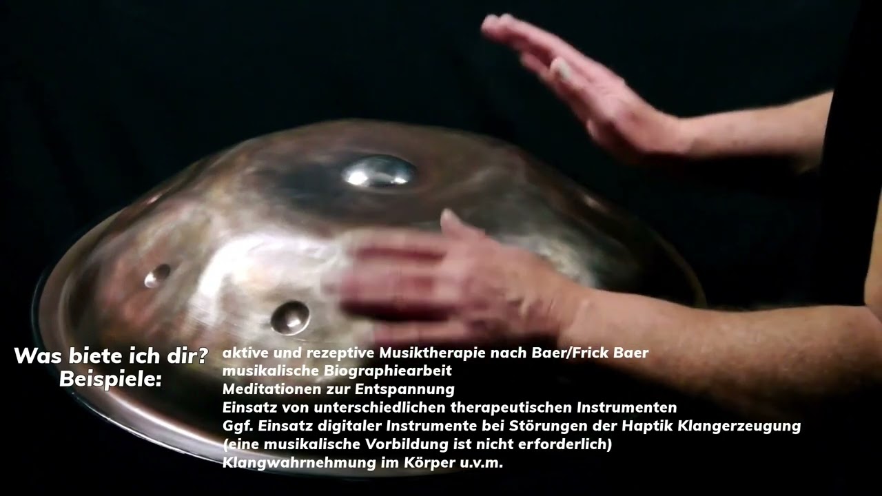 Handpan mit Text