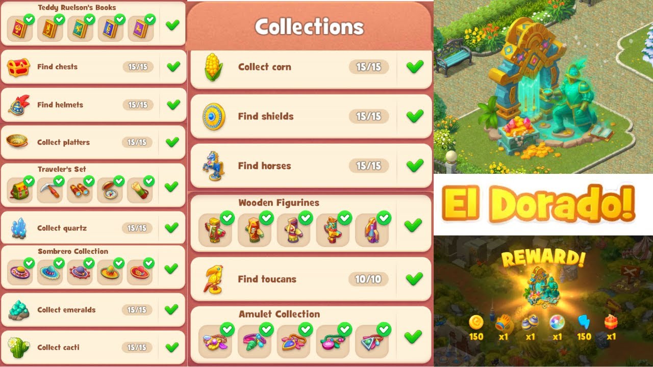 Gardenscapes Secrets of EI Dorado Collection