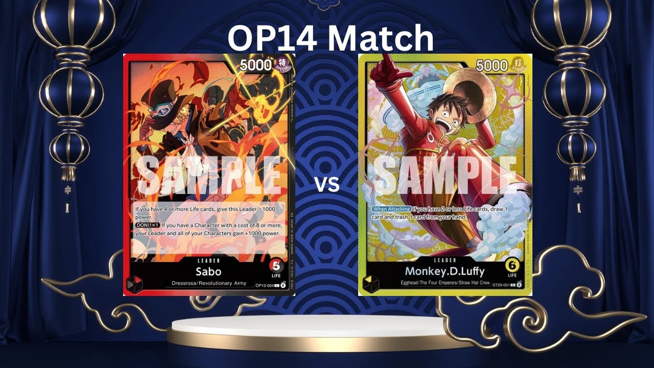 OP14 Match RB Sabo vs Y Luffy 