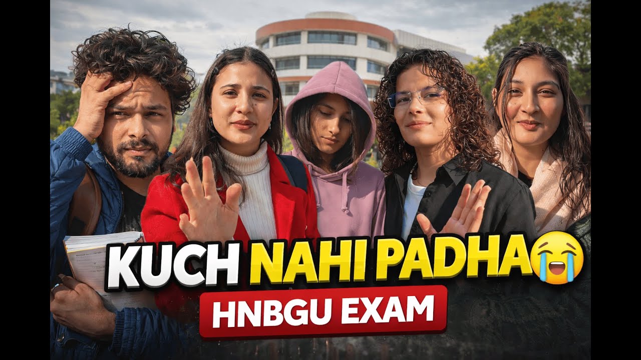 HNB Garhwal University 😵&zwj;💫 | Semester Exam Se Pehle Kisne Kitna Padh Liya?