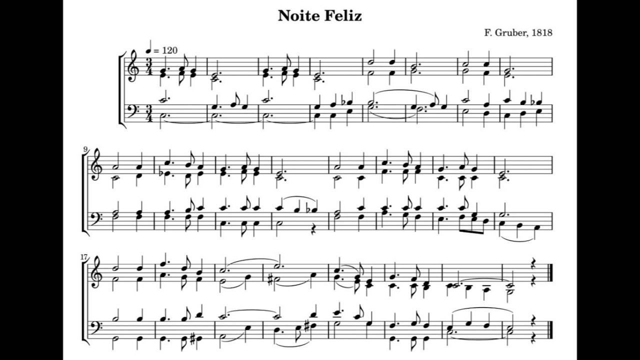 Noite Feliz [Partitura para coral]