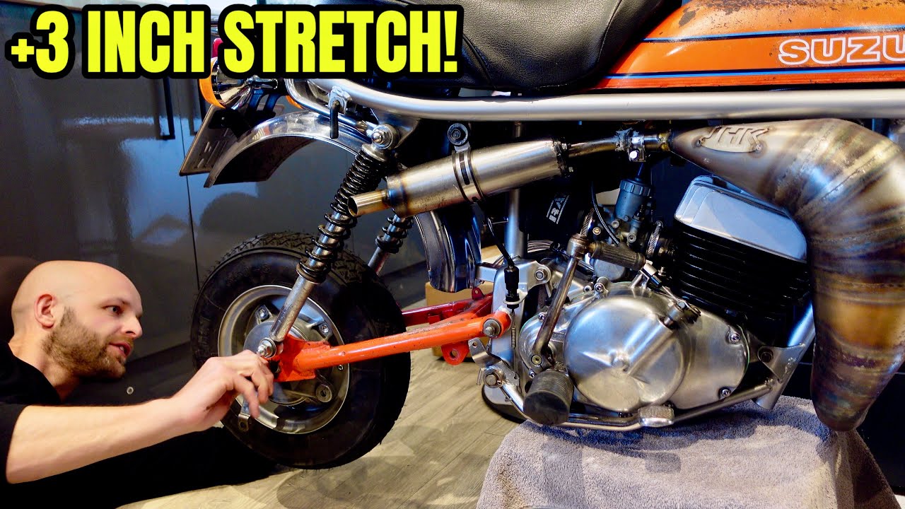 Using 1980’s Honda Dirt Bike Parts to Stretch my Suzuki PV50