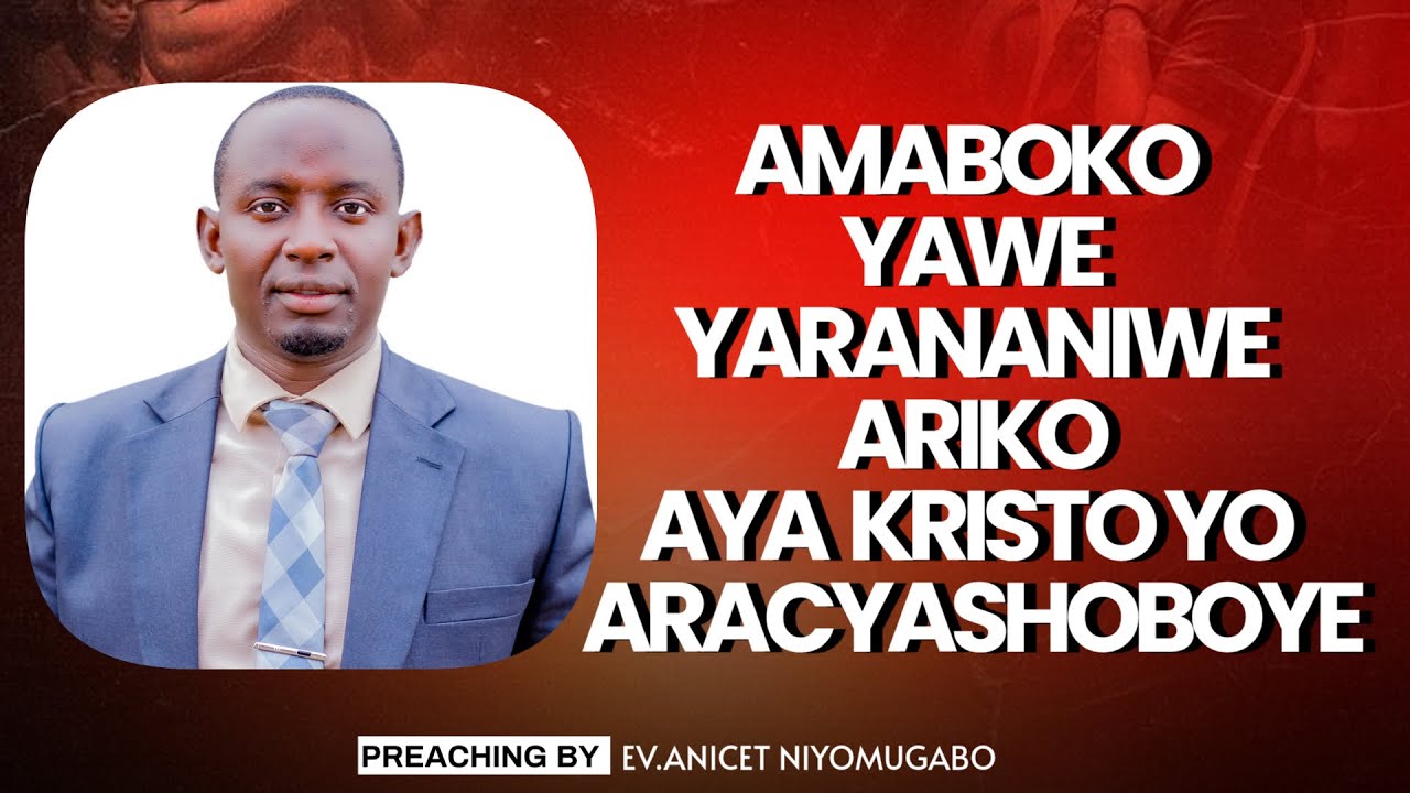 🔴Live #LUNCHHOUR - Hamwe na Ev. Anicet NIYOMUGABO - Feb 3, 2026