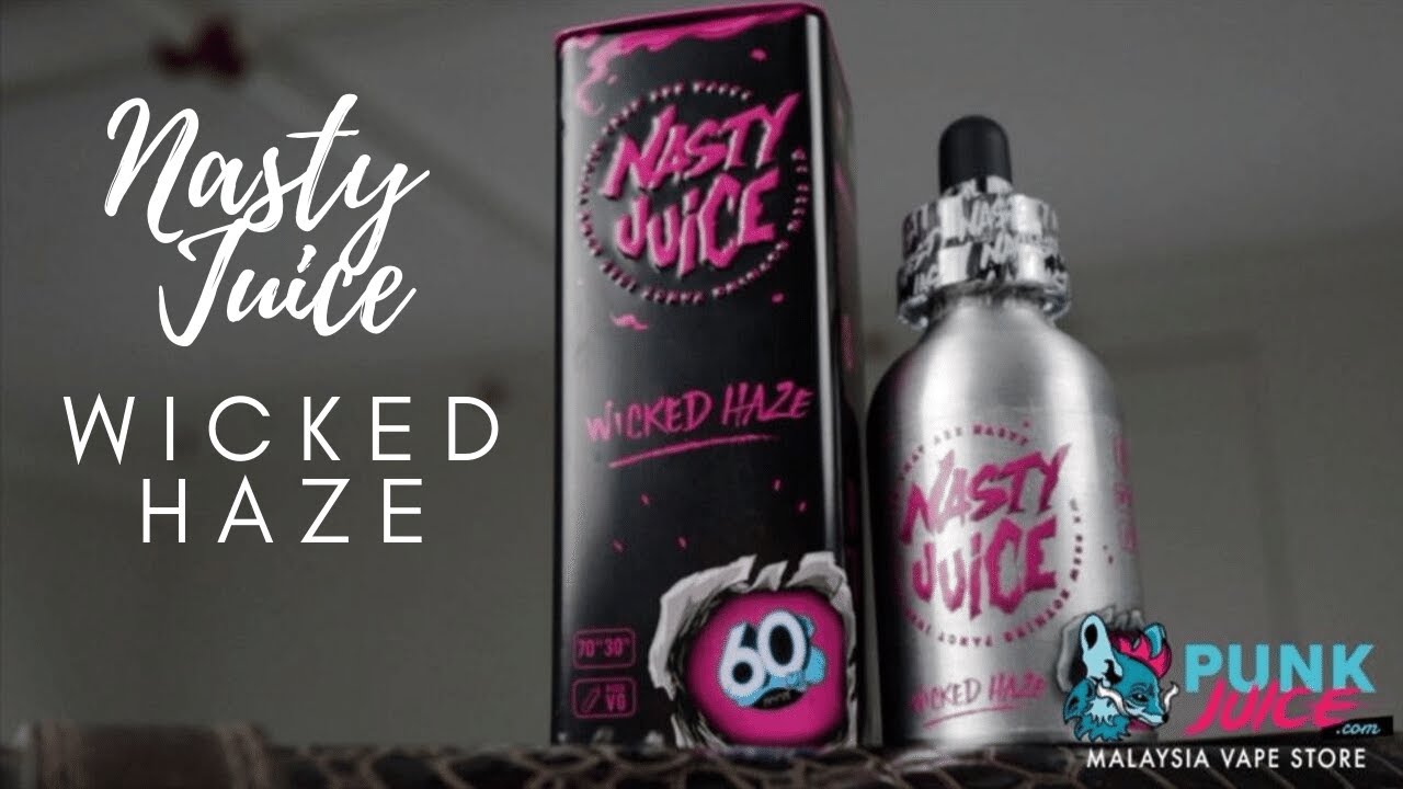 Nasty Juice Wicked Haze e juice highlight/review [ Blackcurrant lemonade that fizzes in your mouth ]
