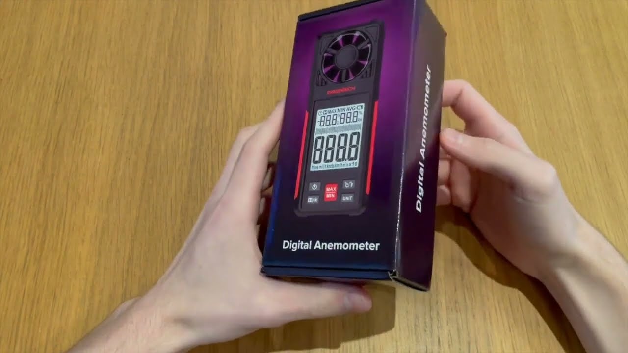 Ermenrich Seek DN10 Digital Anemometer &ndash; Unboxing