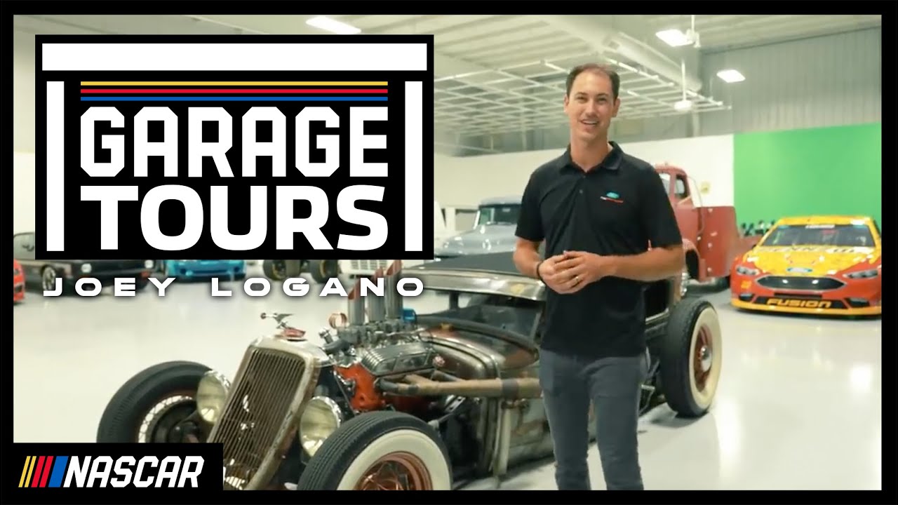 Joey Logano shows off his Ford collection: NASCAR Garage Tour