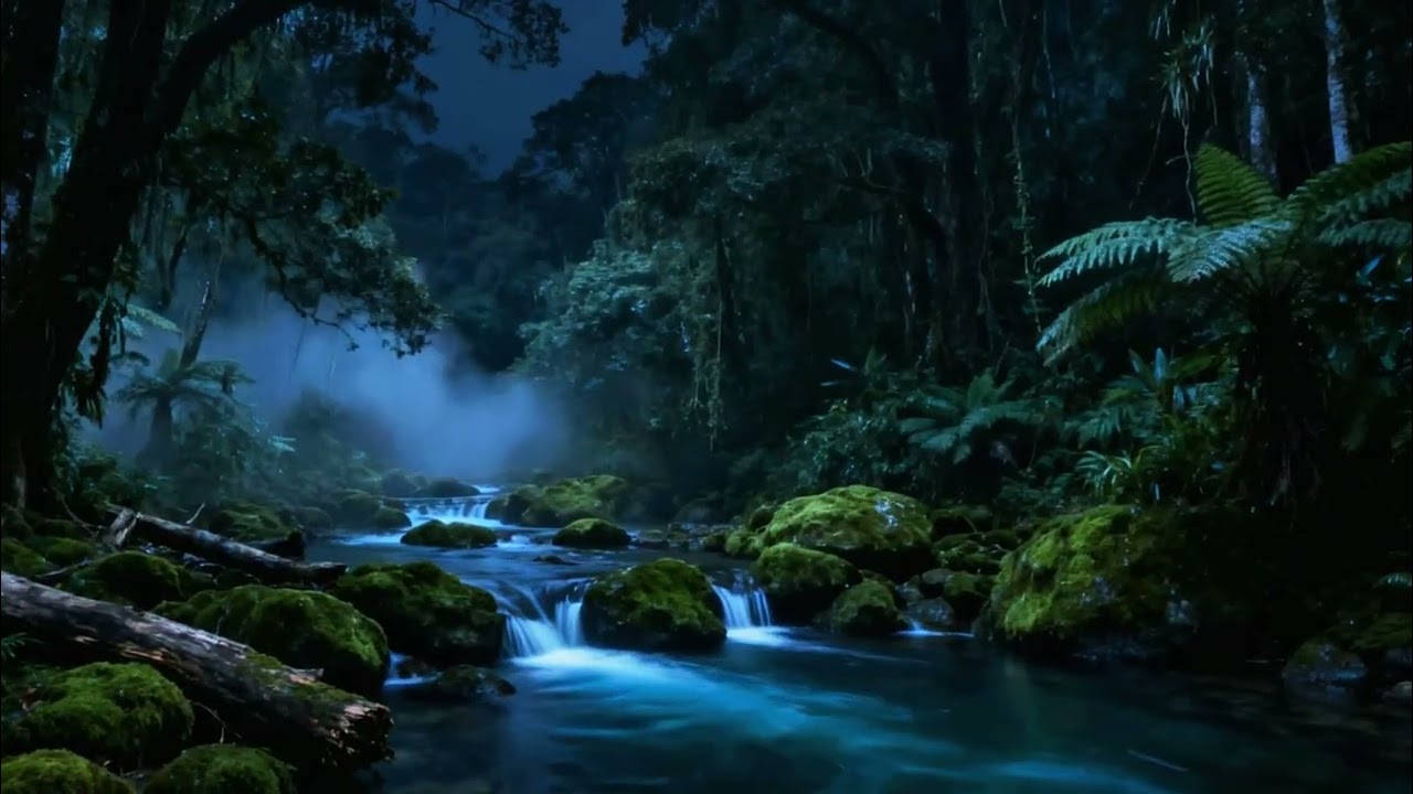 Serene Forest River Sounds with Birds | Deep Sleep, Relaxation & Nature ASMR