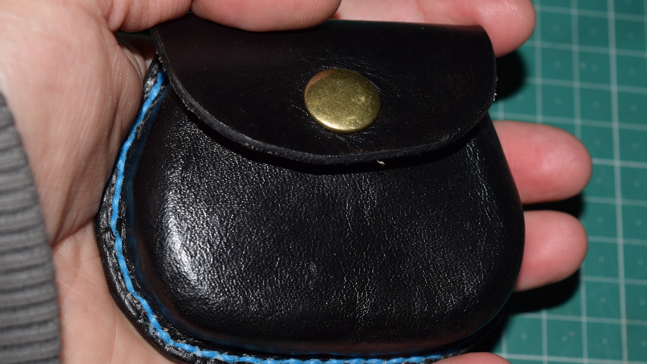 Wet moulded coin pouch