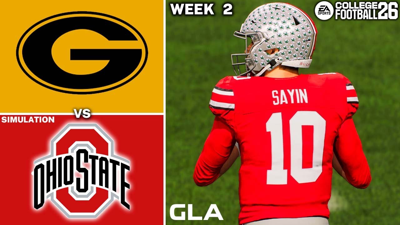 Ohio State vs. Grambling State |  Week 2 Simulation  |  CFB 26 PS5 Gameplay
