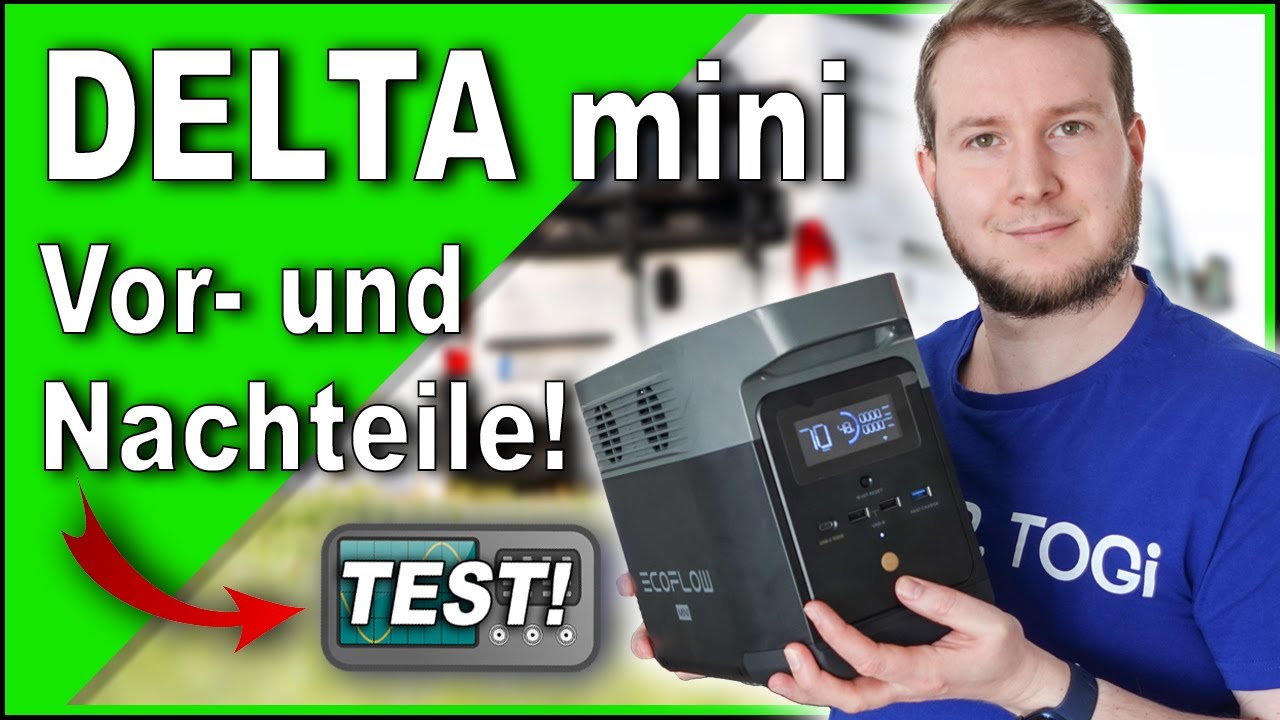 TEST: EcoFLow Delta MINI 882Wh 🔋 VOR- und NACHTEILE dieser Powerstation | Solargenerator | Review