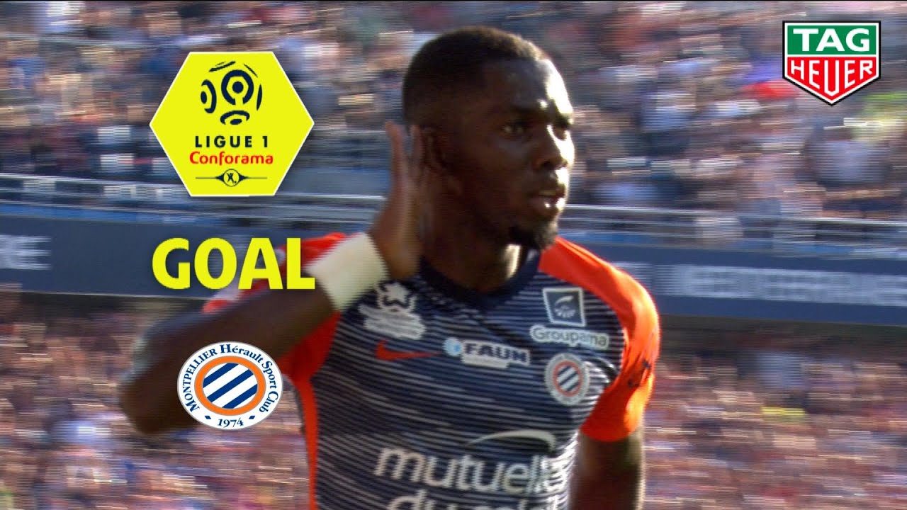 Goal Ambroise OYONGO (28') / Montpellier H&eacute;rault SC - N&icirc;mes Olympique (3-0) (MHSC-NIMES) / 2018-19