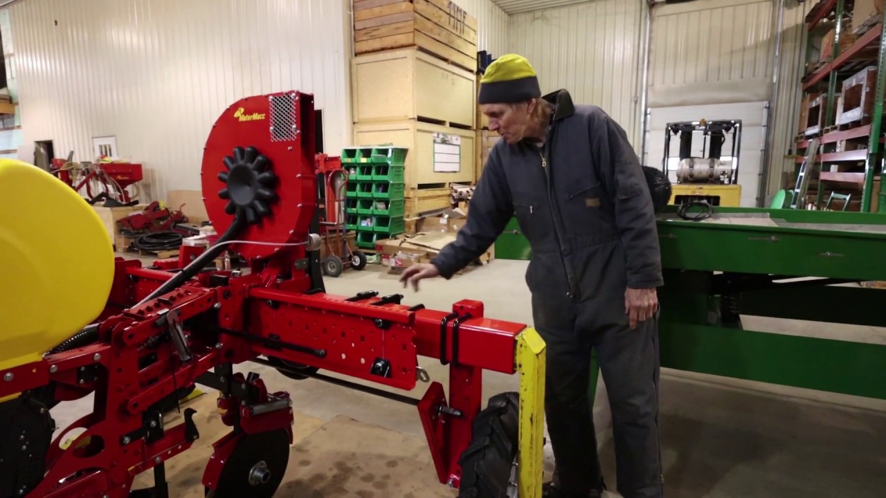Assembling MaterMacc Planters at Market Farm Implement