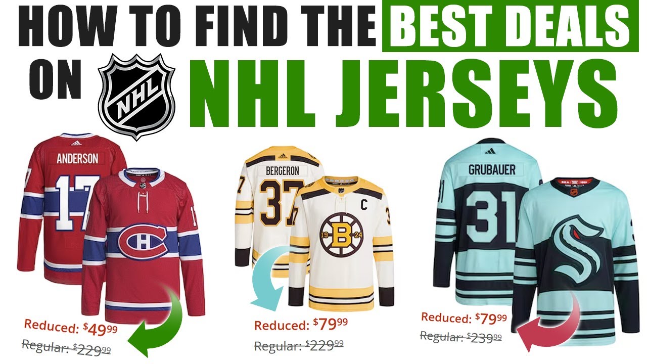 How to Find the BEST Deals on NHL Hockey Jerseys