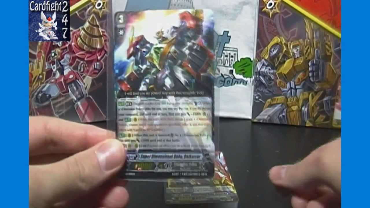 Cardfight Vanguard Dimensional Brave Kaiser Trial Deck Opening TD12 ENGLISH