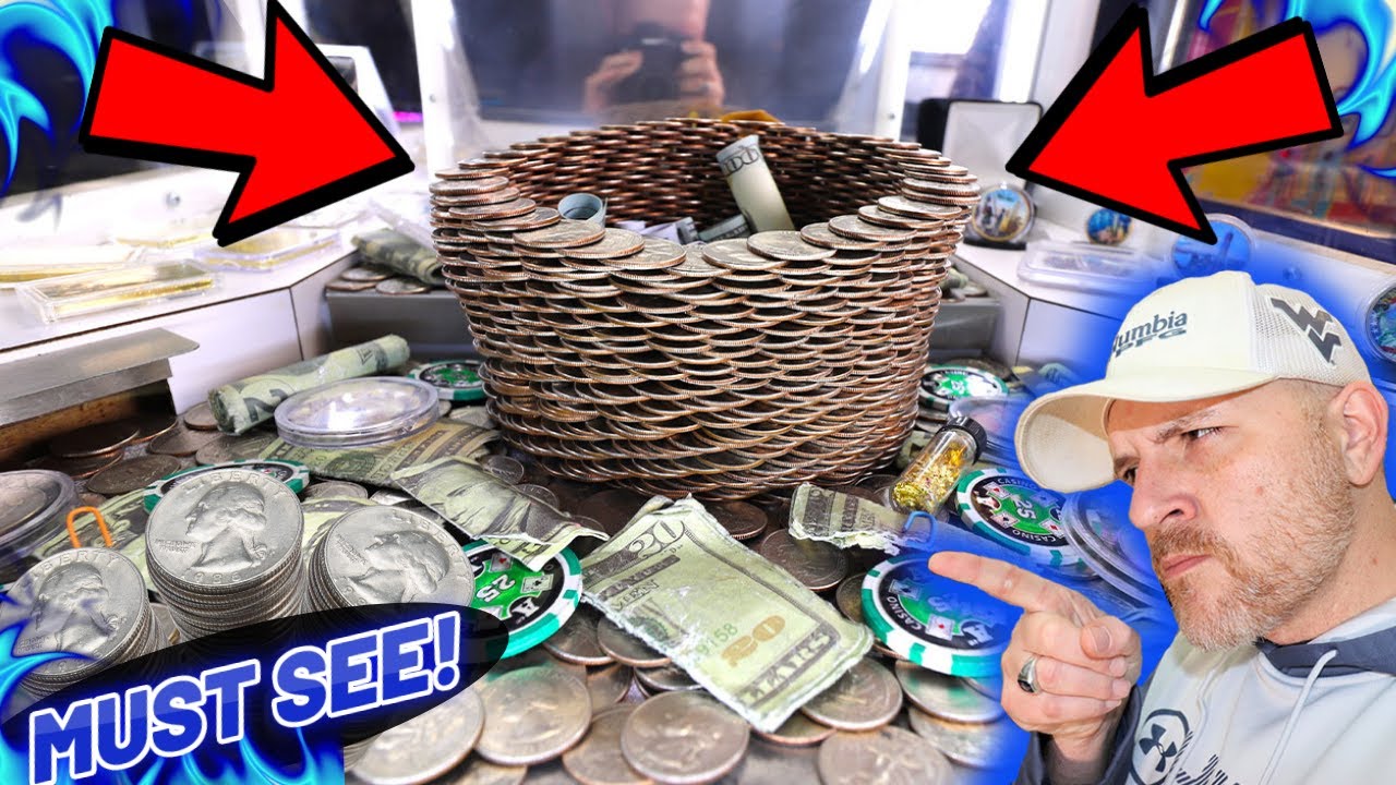 ✅Hours Spent Building this Quarter Bucket & I'm bringing it Down! Mystery Cash Prize! Coin Pusher