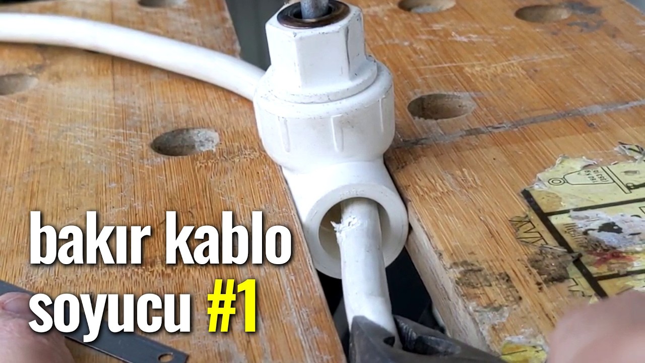 Hurda Kablo Soyma Aparatı #1 - Kendin Yap (DIY)