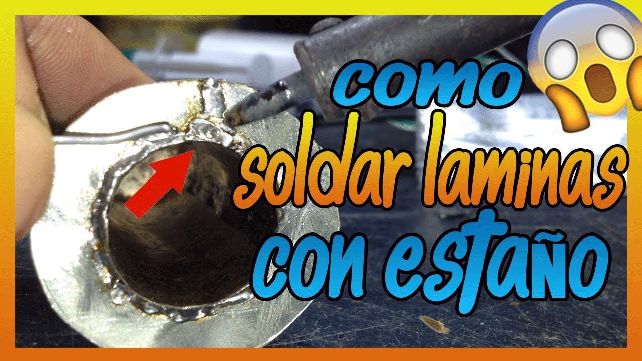 Como Soldar Lamina de Acero inoxidable con ESTA&Ntilde;O