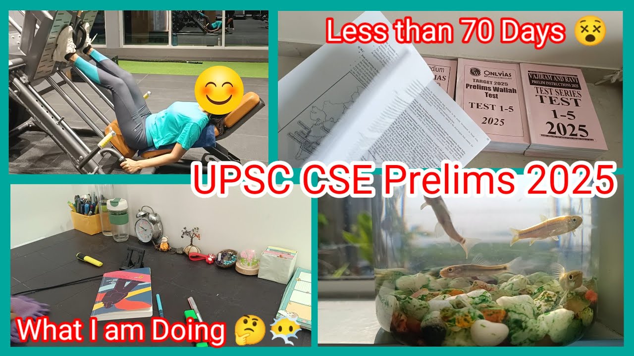 UPSC CSE Prelims 2025 | UPSC Aspirant Life  #upsc #aspirant #life #vlog #study #motivation #gym