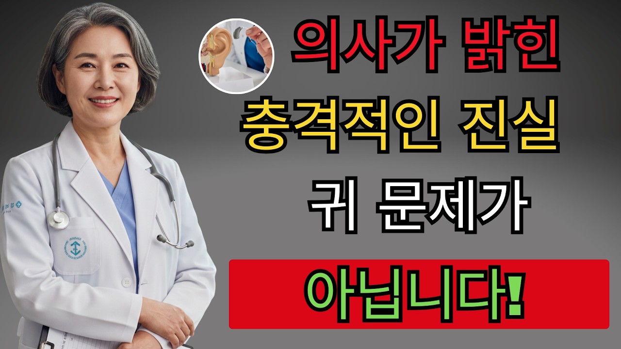 비싼 보청기 사지 마세요! 집에서 하는 15분 '뇌 청력 회복법'으로 손주 목소리 다시 듣기 | 백세건강