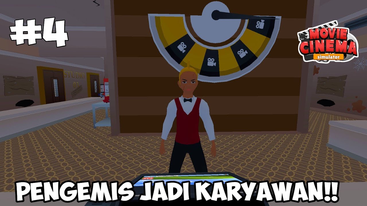 BALAS BUDI PENGEMIS! Mau Jadi Karyawan - Bioskop Simulator Indonesia Part 4