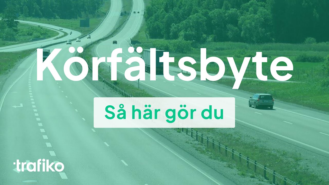 K&ouml;rf&auml;ltsbyte: S&aring; h&auml;r g&ouml;r du (filmat i bilen)