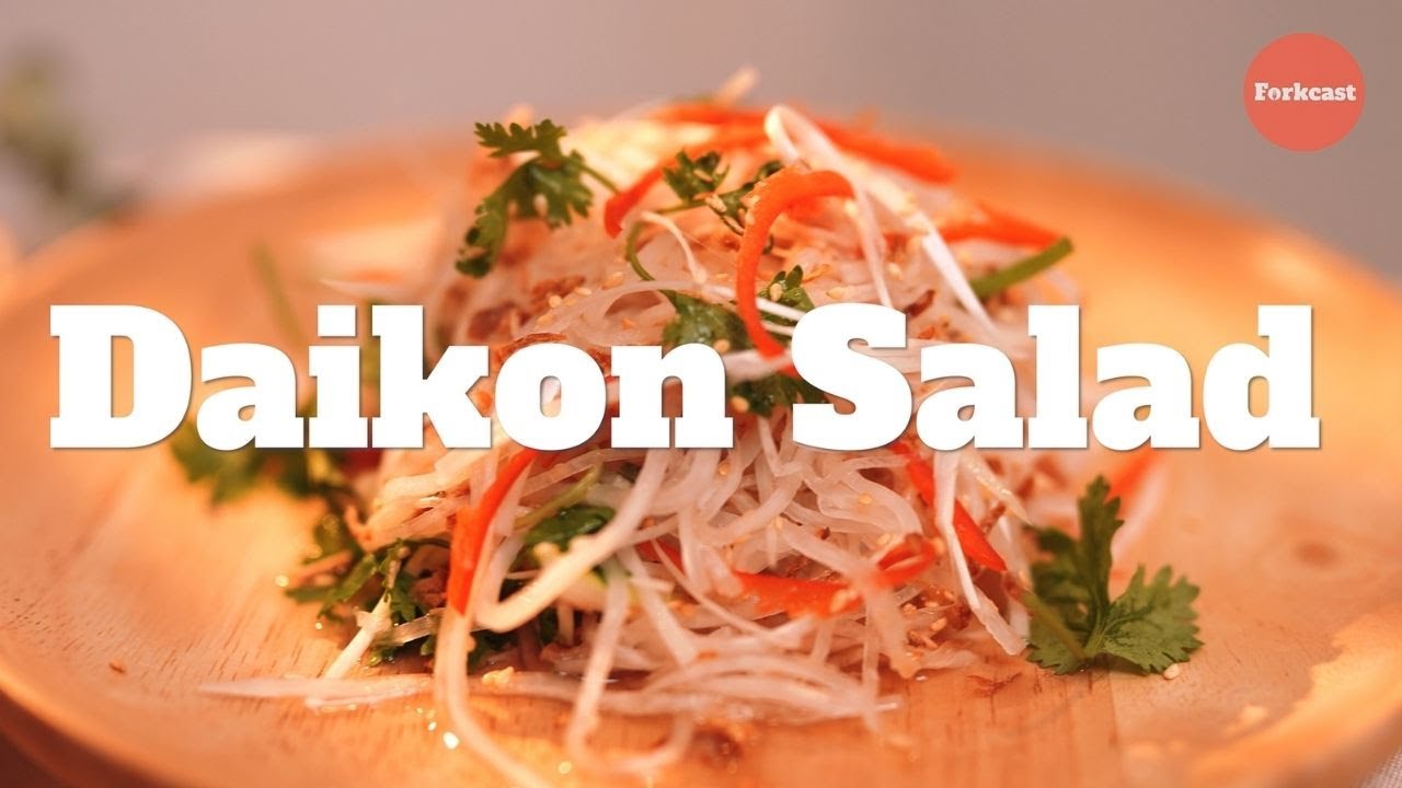 Daikon Salad, a Simple 2 Step Recipe