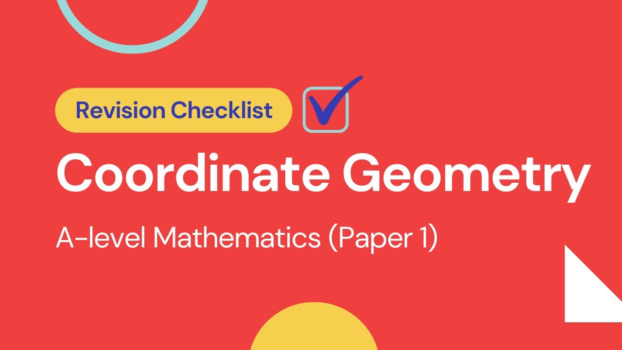 P1 Coordinate Geometry |Quick Revision of All Concepts |AS/A-level Math 9709 |IGCSE/O-level Add Math