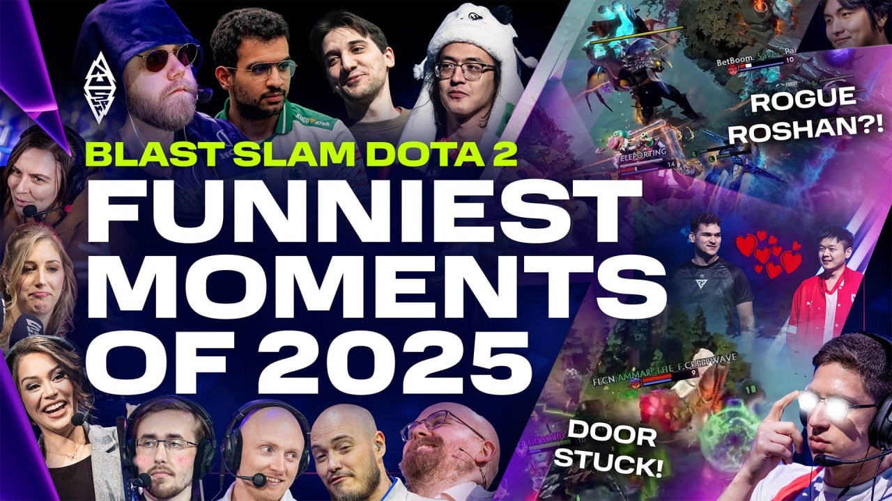 FUNNY MOMENTS of 2025 | BLAST Slam Dota 2