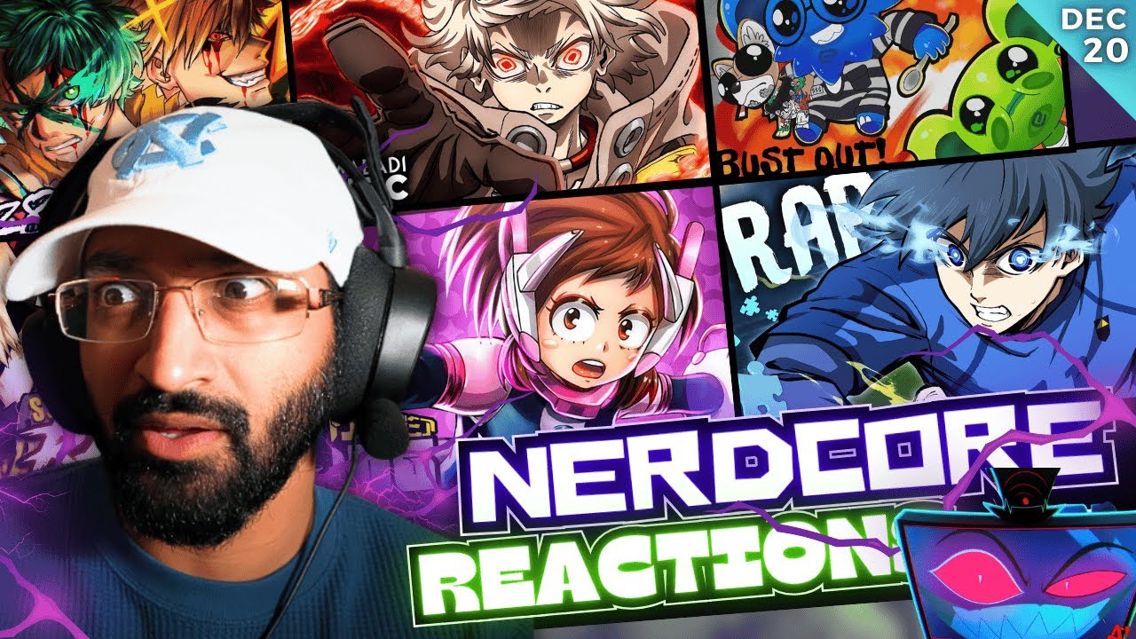 Nerdcore Batch Reaction! (Rustage CG5 DizzyEight GameboyJones PE$O PETE Shwabadi etc)
