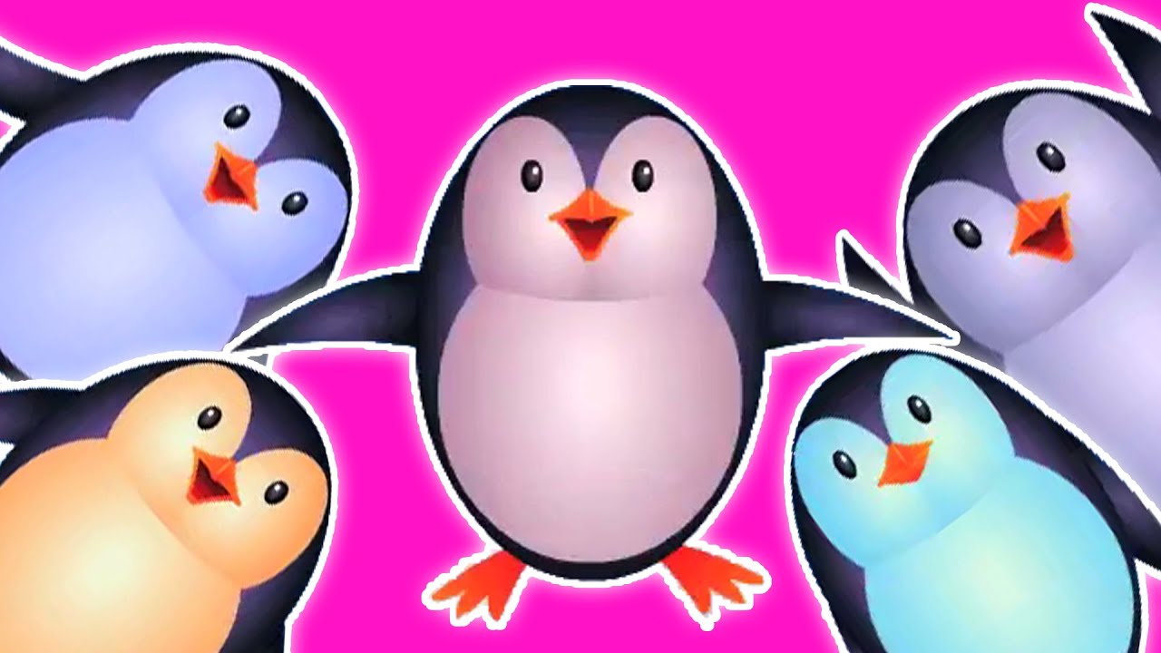 пять маленьких пингвинов | Дети рифмуется в России | Five Little Penguins