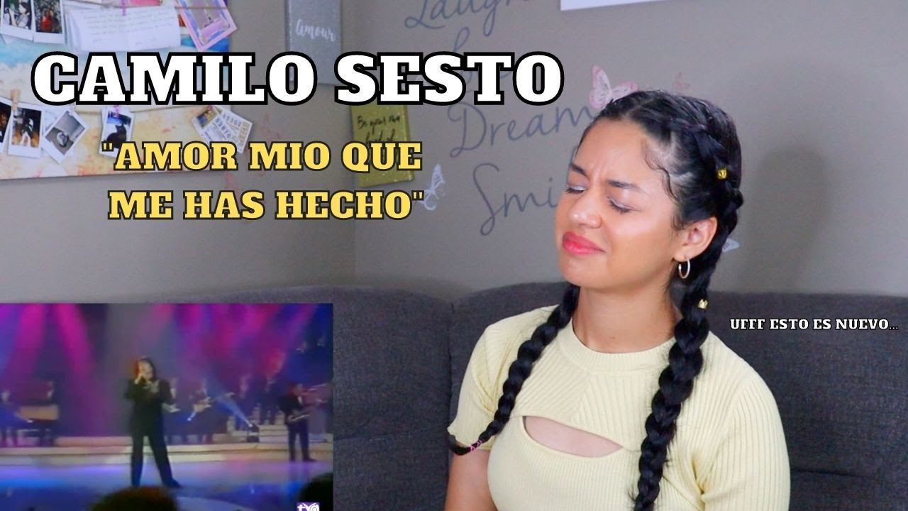 REACCIONO a CAMILO SESTO - 