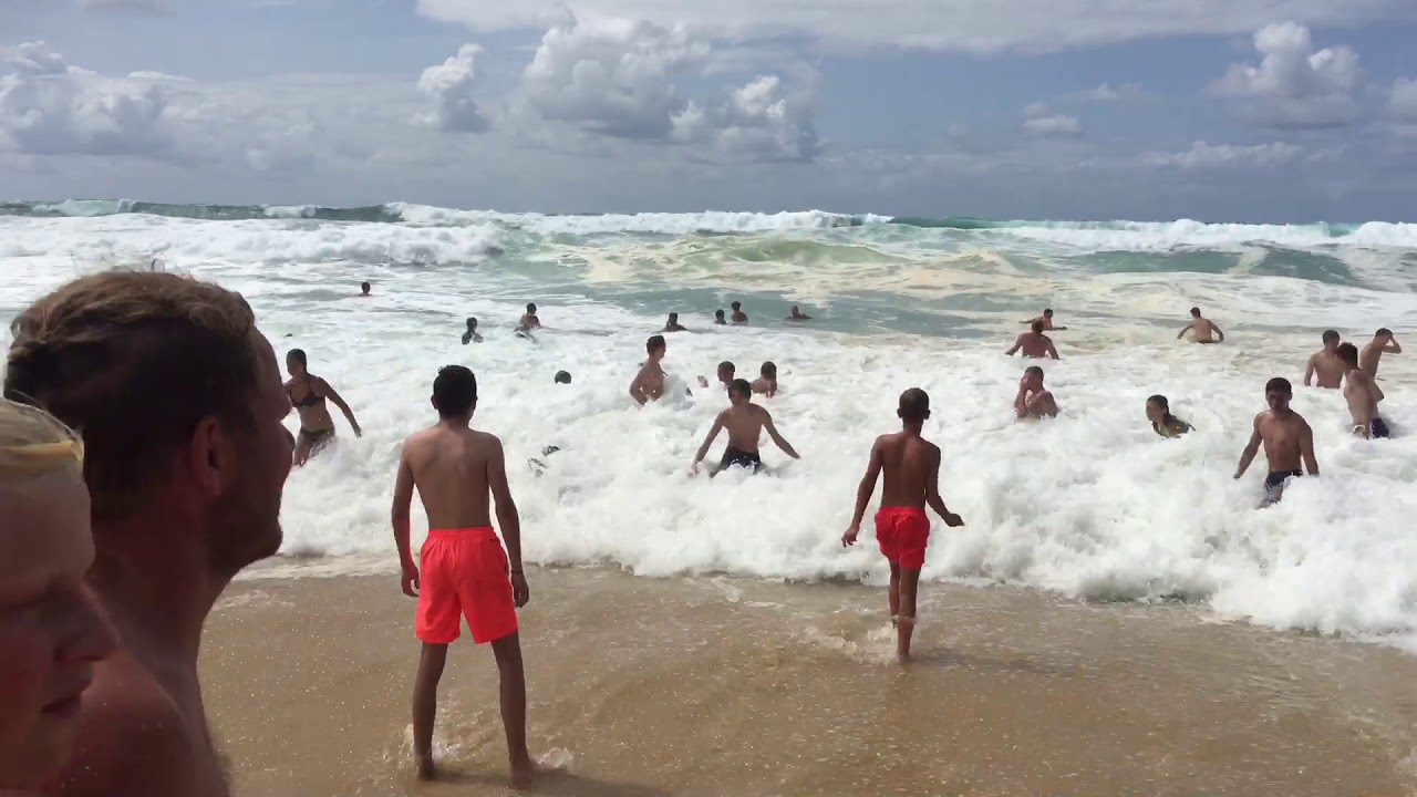 Hoge golven op strand Saint Girons (2)