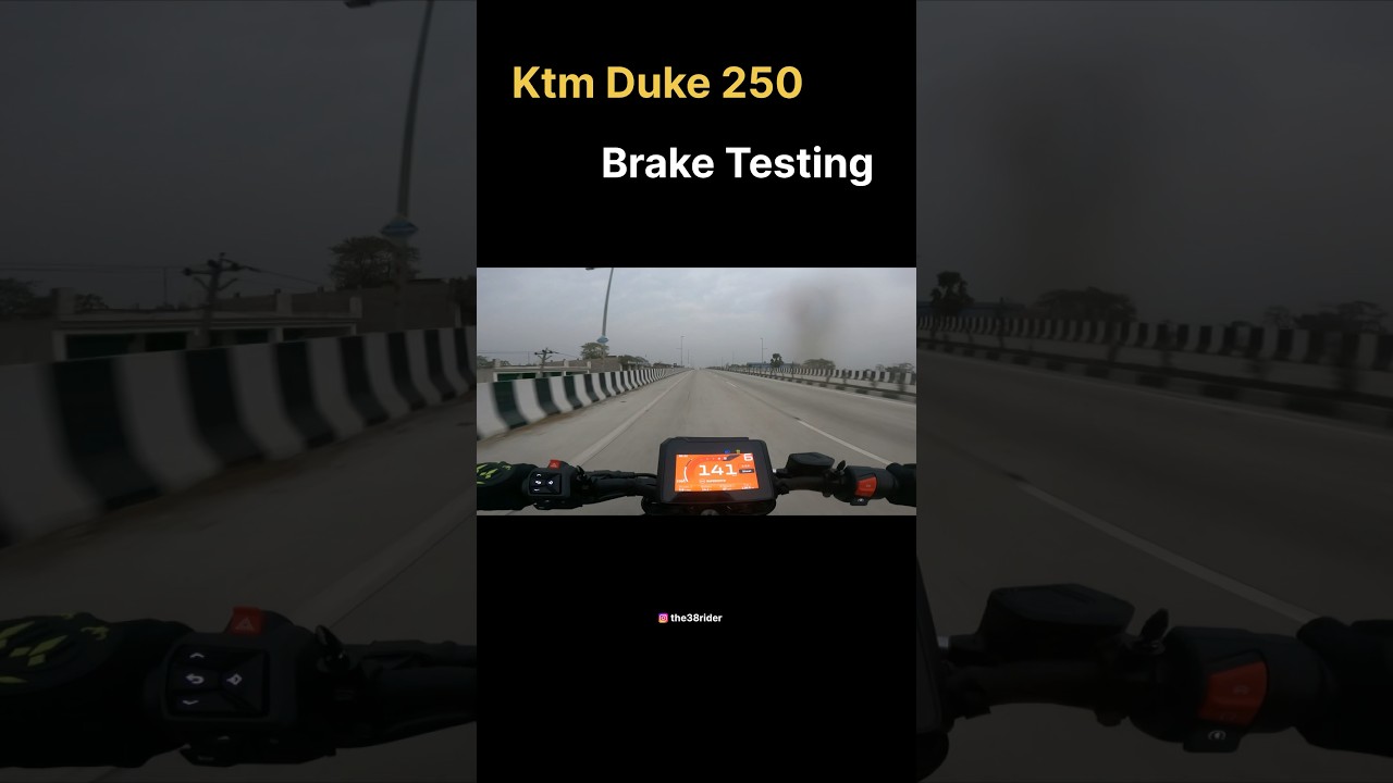 Ktm Duke 250 Brake Testing On Road #trending #bikers #duke250gen3 #reels #rider #shorts #ktm #duke