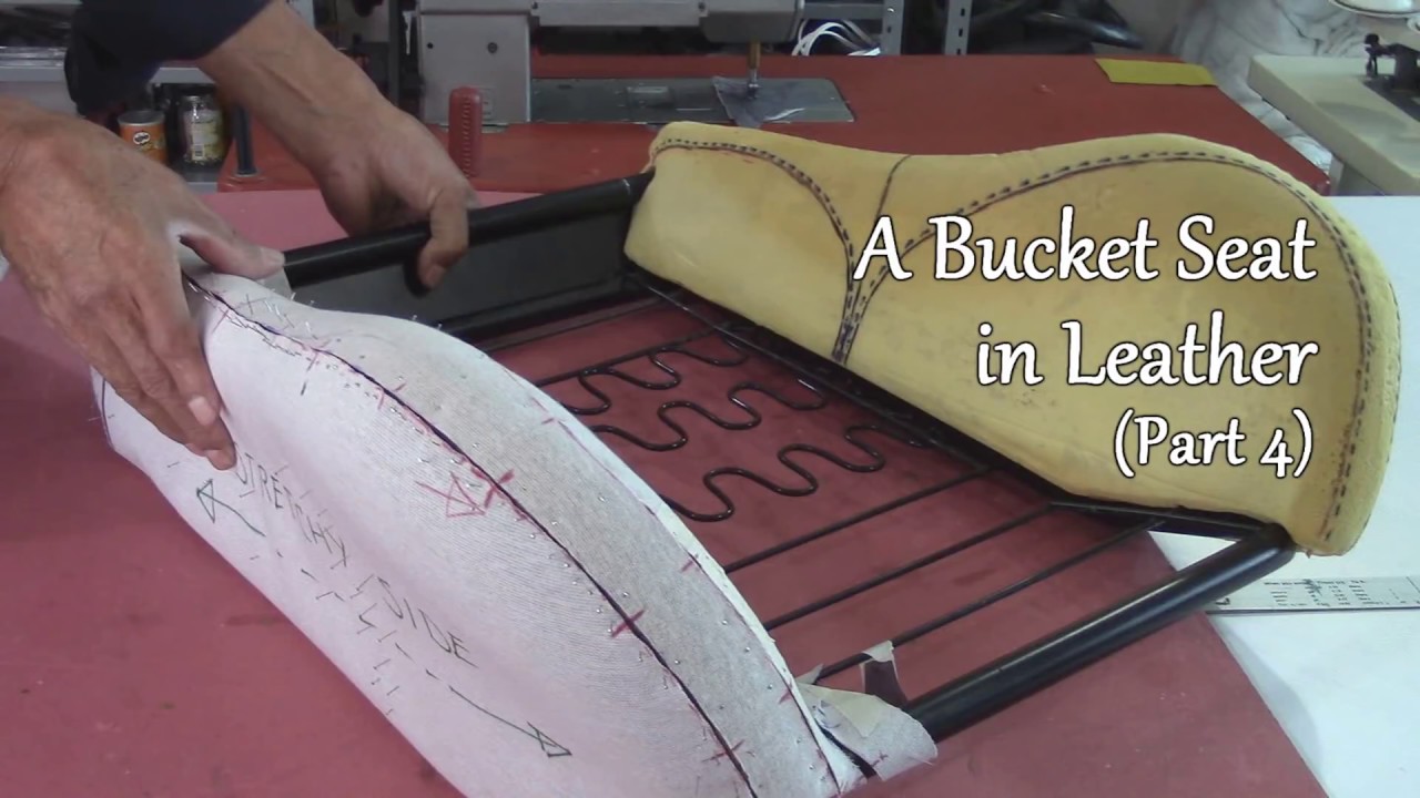 A Sports Seat in Leather - (Molding) - Part 4 Car upholstery